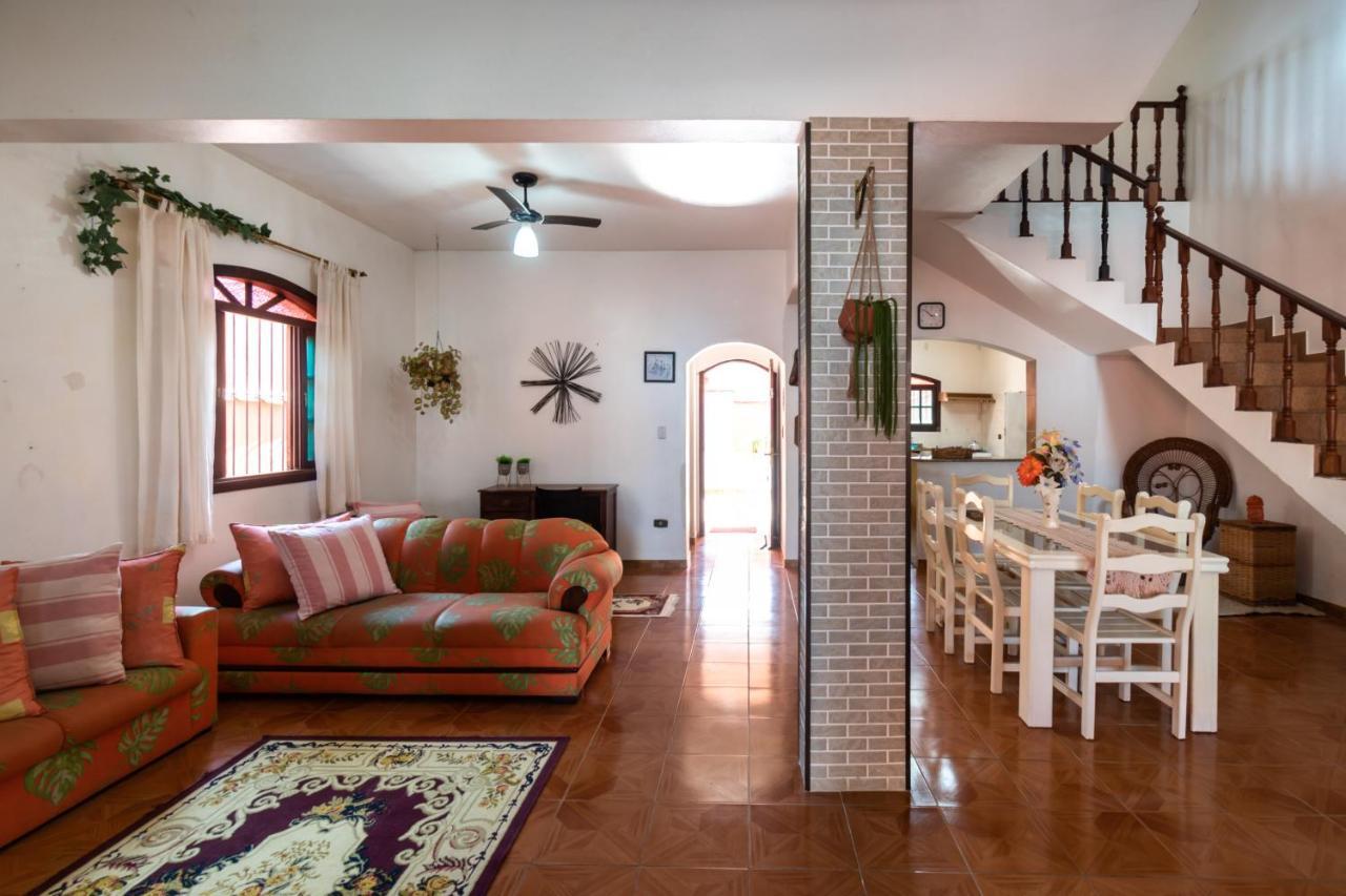 Casa Ampla Com Piscina E Churrasqueira A 300m Da * Itanhaem